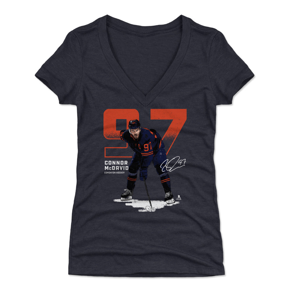 Connor McDavid Women&#39;s V-Neck T-Shirt | 500 LEVEL