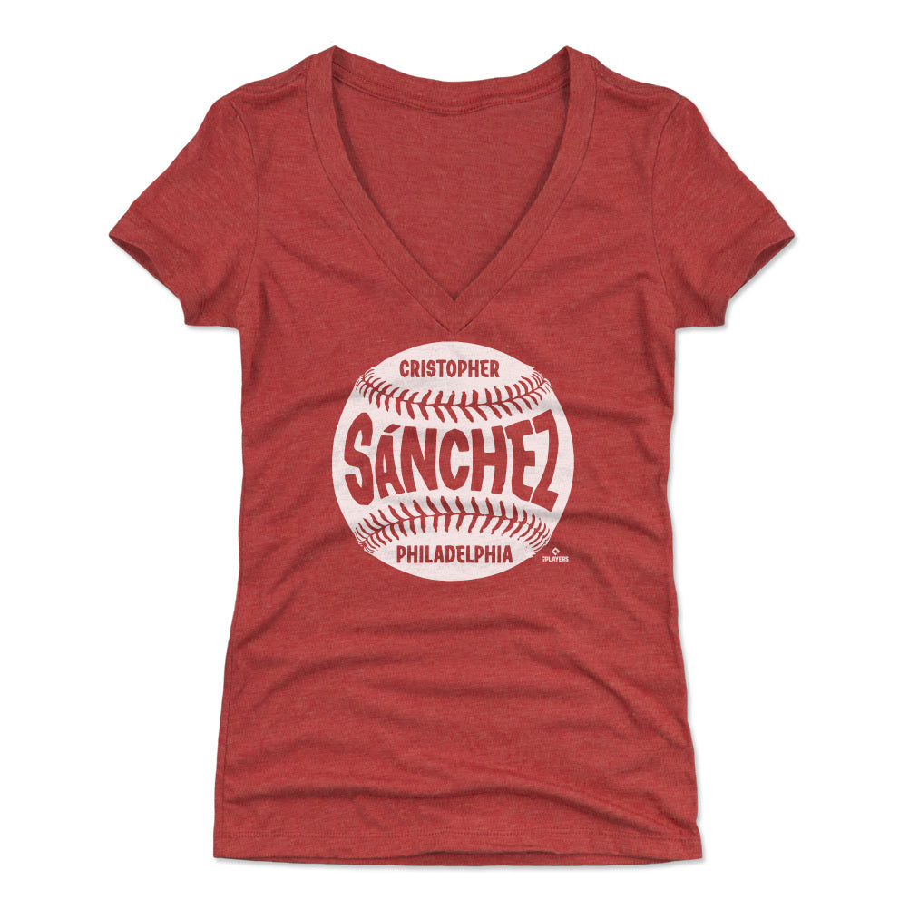 Cristopher Sanchez Women&#39;s V-Neck T-Shirt | 500 LEVEL