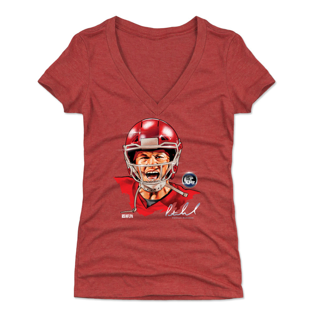 Patrick Mahomes Women&#39;s V-Neck T-Shirt | 500 LEVEL