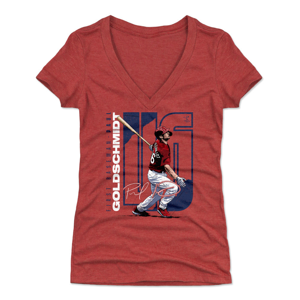 Paul Goldschmidt Women&#39;s V-Neck T-Shirt | 500 LEVEL