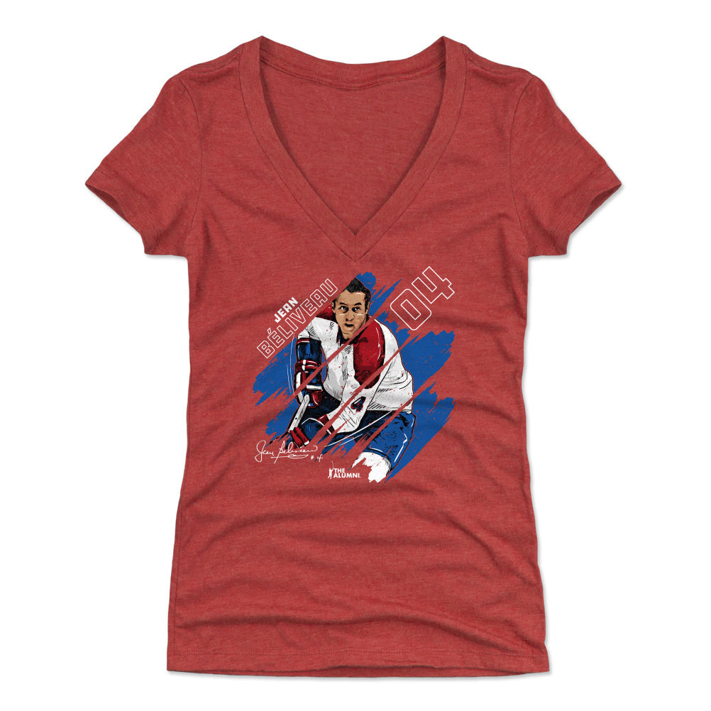 Jean Beliveau Women&#39;s V-Neck T-Shirt | 500 LEVEL