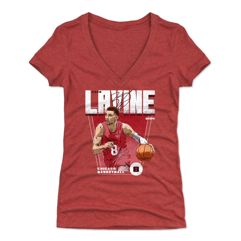 Zach LaVine Women&#39;s V-Neck T-Shirt | 500 LEVEL