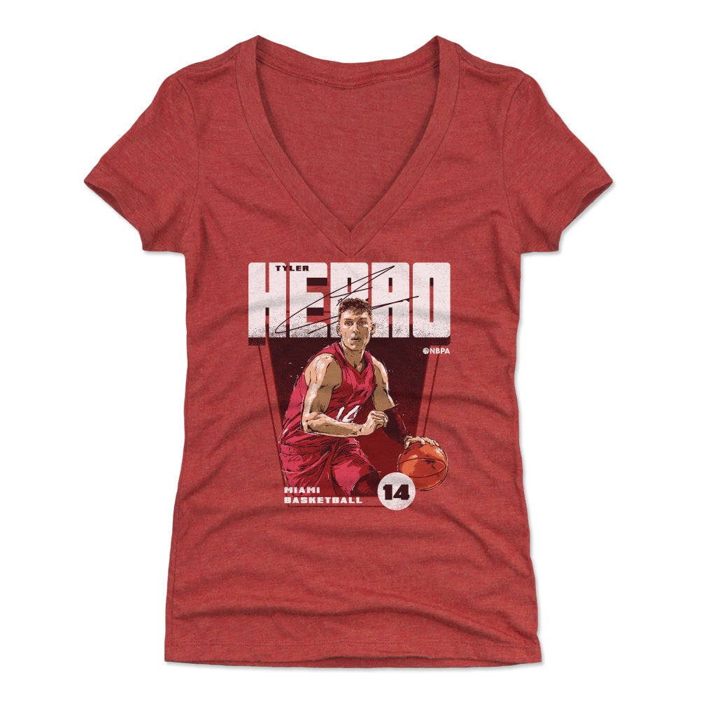 Tyler Herro Women&#39;s V-Neck T-Shirt | 500 LEVEL