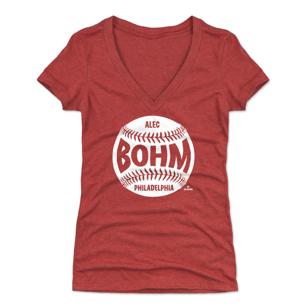 Alec Bohm Women&#39;s V-Neck T-Shirt | 500 LEVEL