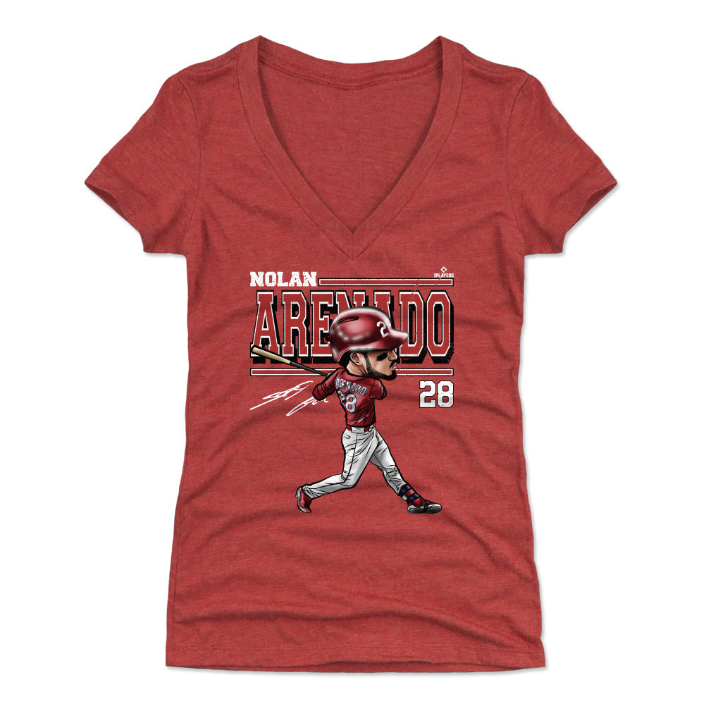 Nolan Arenado Women&#39;s V-Neck T-Shirt | 500 LEVEL