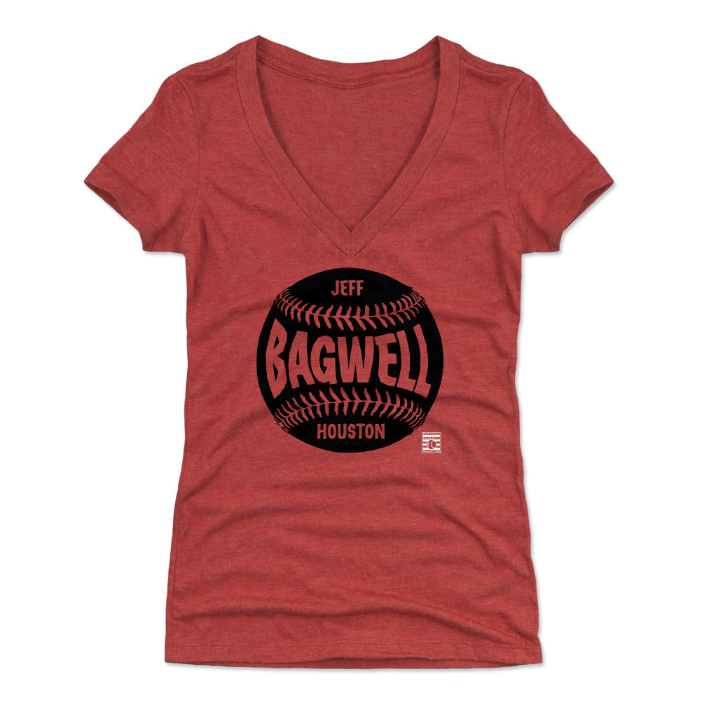 Jeff Bagwell Women&#39;s V-Neck T-Shirt | 500 LEVEL