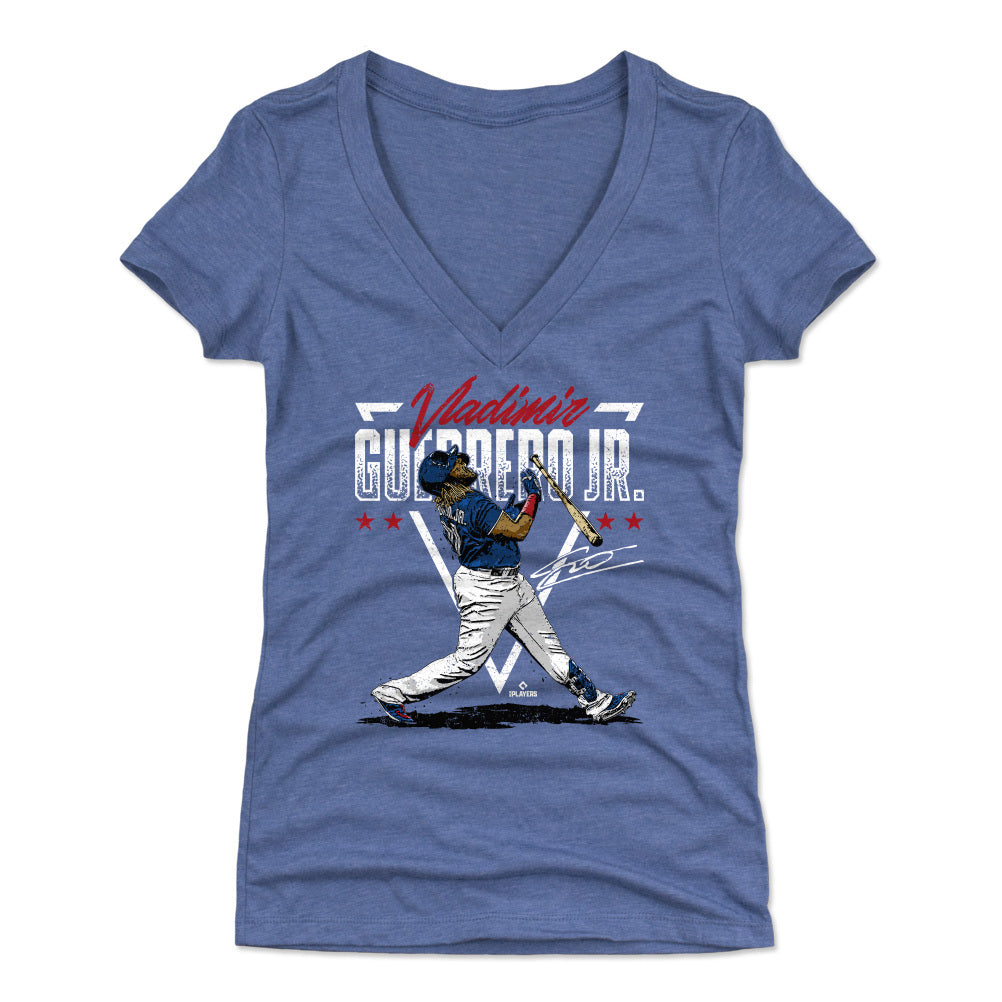 Vladimir Guerrero Jr. Women&#39;s V-Neck T-Shirt | 500 LEVEL