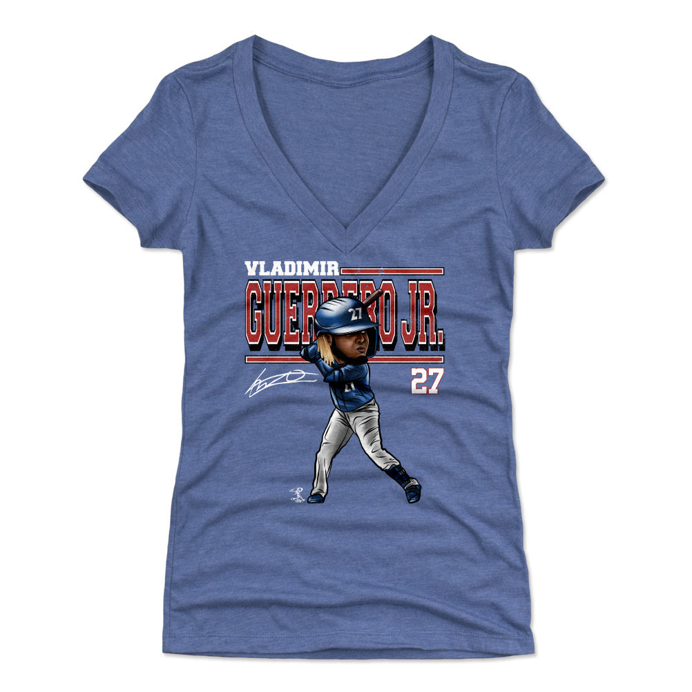 Vladimir Guerrero Jr. Women&#39;s V-Neck T-Shirt | 500 LEVEL