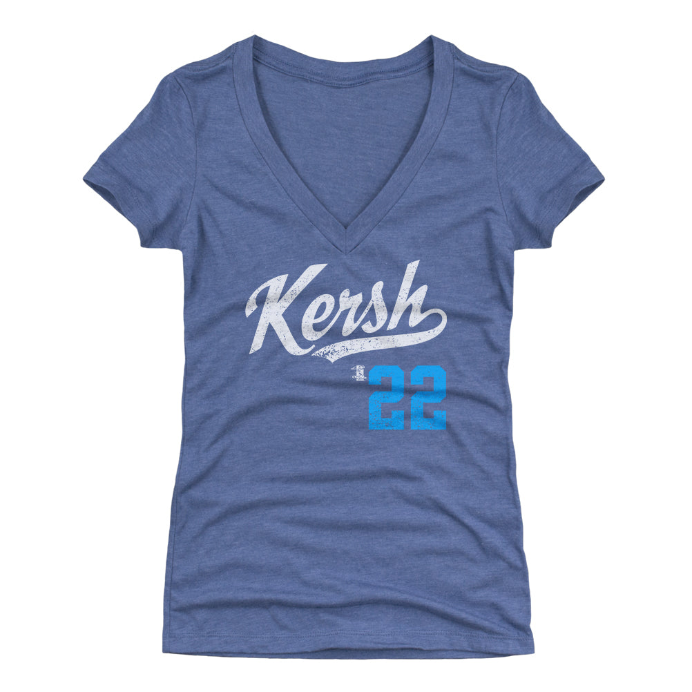 Clayton Kershaw Women&#39;s V-Neck T-Shirt | 500 LEVEL