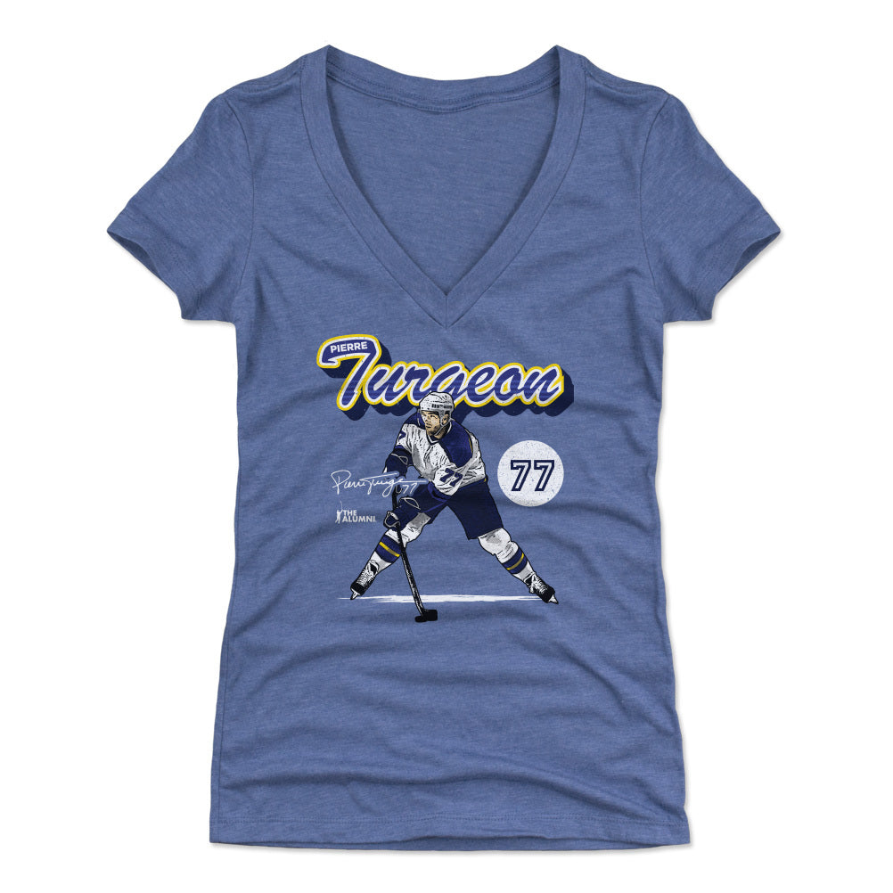 Pierre Turgeon Women&#39;s V-Neck T-Shirt | 500 LEVEL