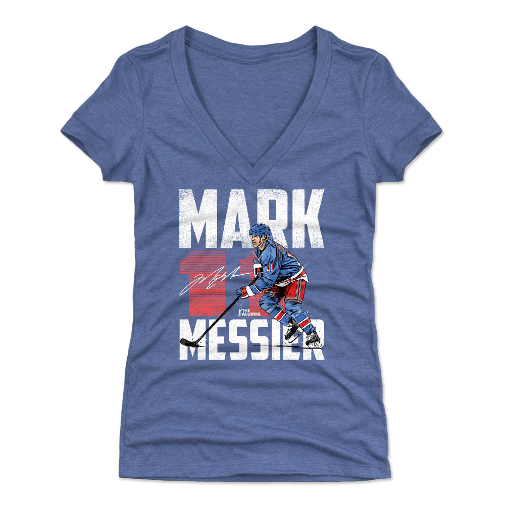 Mark Messier Women&#39;s V-Neck T-Shirt | 500 LEVEL