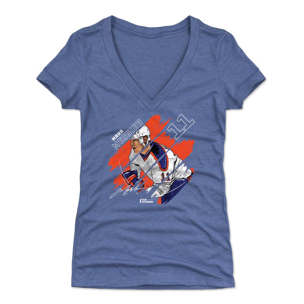 Mark Messier Women&#39;s V-Neck T-Shirt | 500 LEVEL