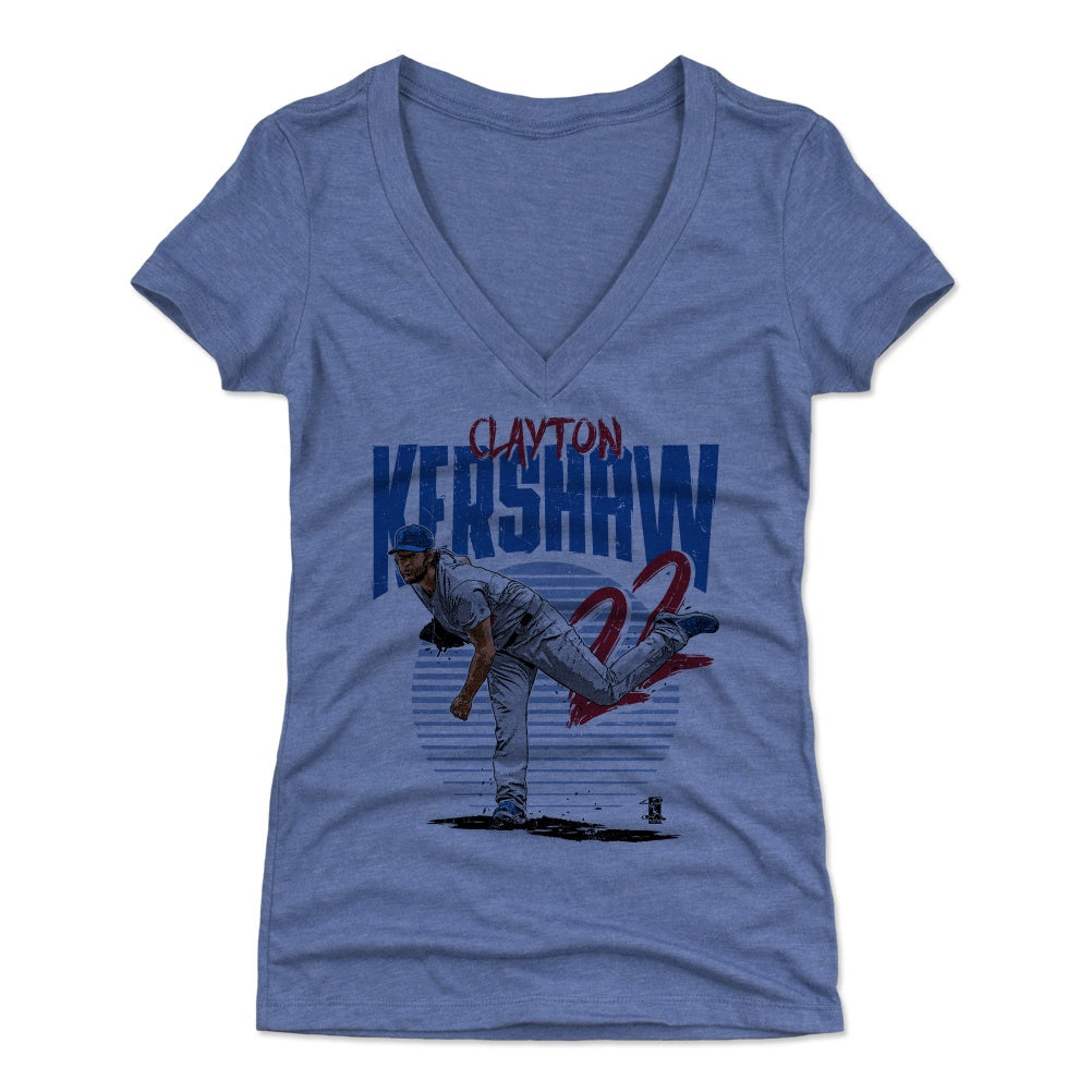 Clayton Kershaw Women&#39;s V-Neck T-Shirt | 500 LEVEL