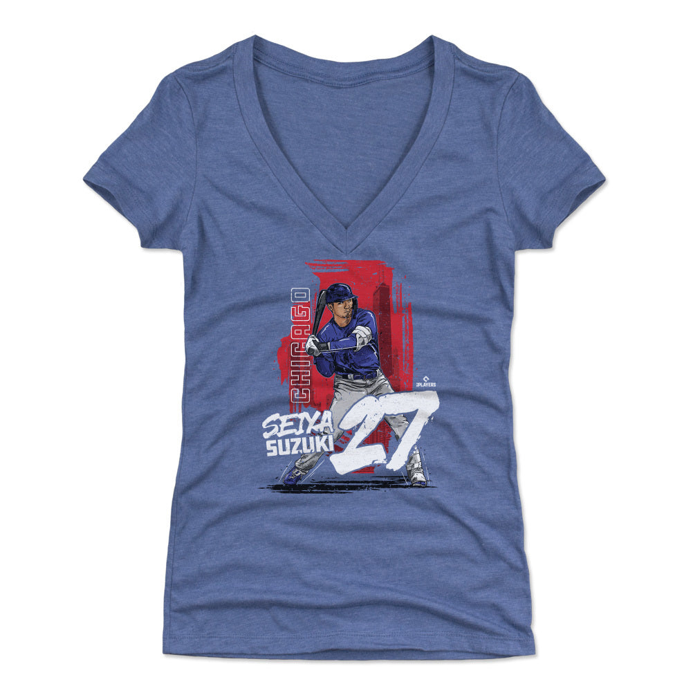 Seiya Suzuki Women&#39;s V-Neck T-Shirt | 500 LEVEL