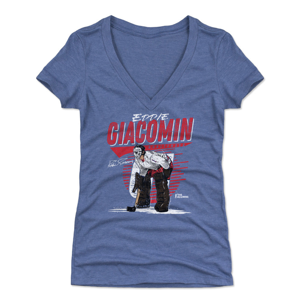 Eddie Giacomin Women&#39;s V-Neck T-Shirt | 500 LEVEL