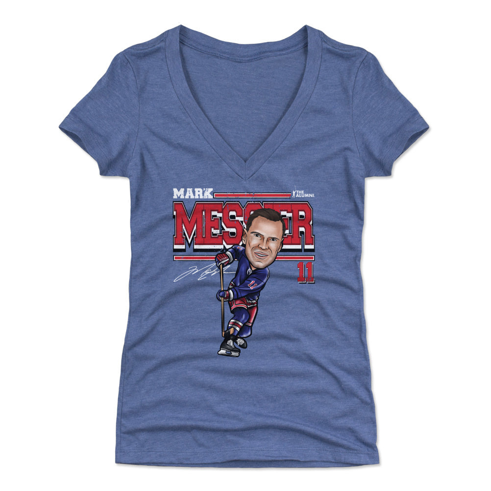 Mark Messier Women&#39;s V-Neck T-Shirt | 500 LEVEL