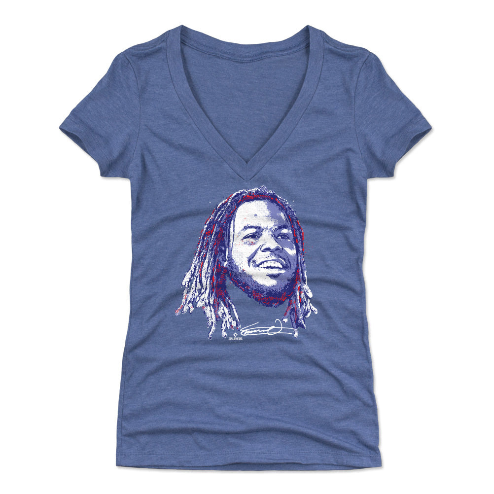 Vladimir Guerrero Jr. Women&#39;s V-Neck T-Shirt | 500 LEVEL