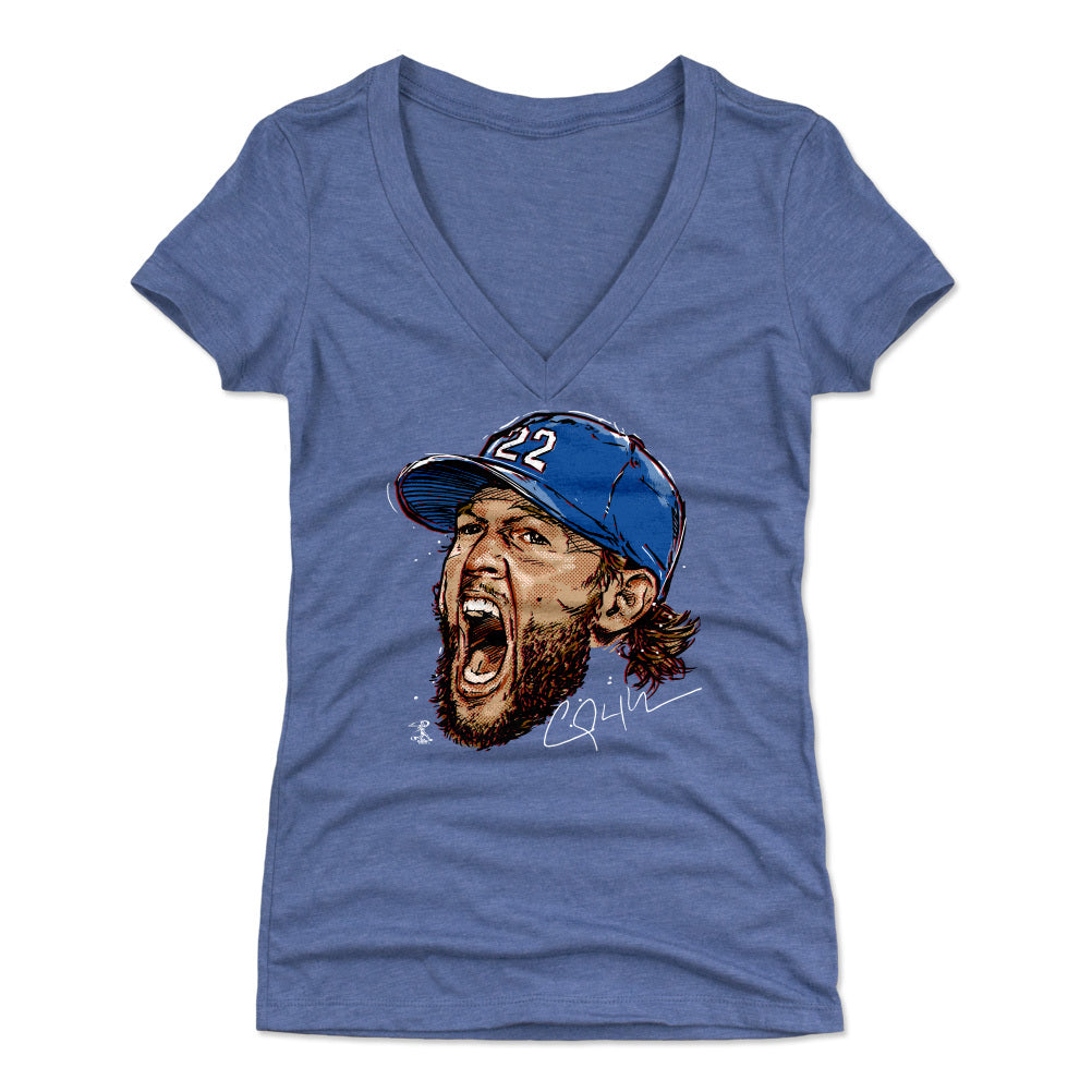 Clayton Kershaw Women&#39;s V-Neck T-Shirt | 500 LEVEL