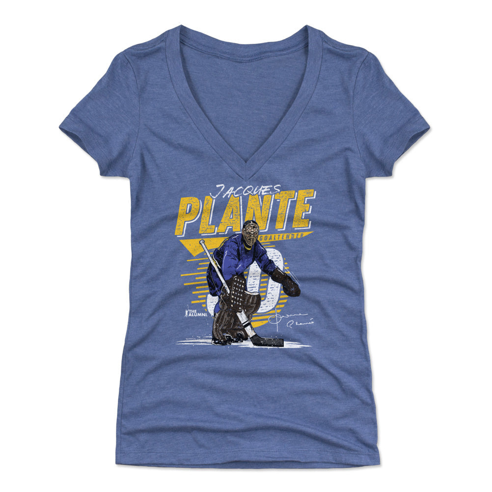 Jacques Plante Women&#39;s V-Neck T-Shirt | 500 LEVEL