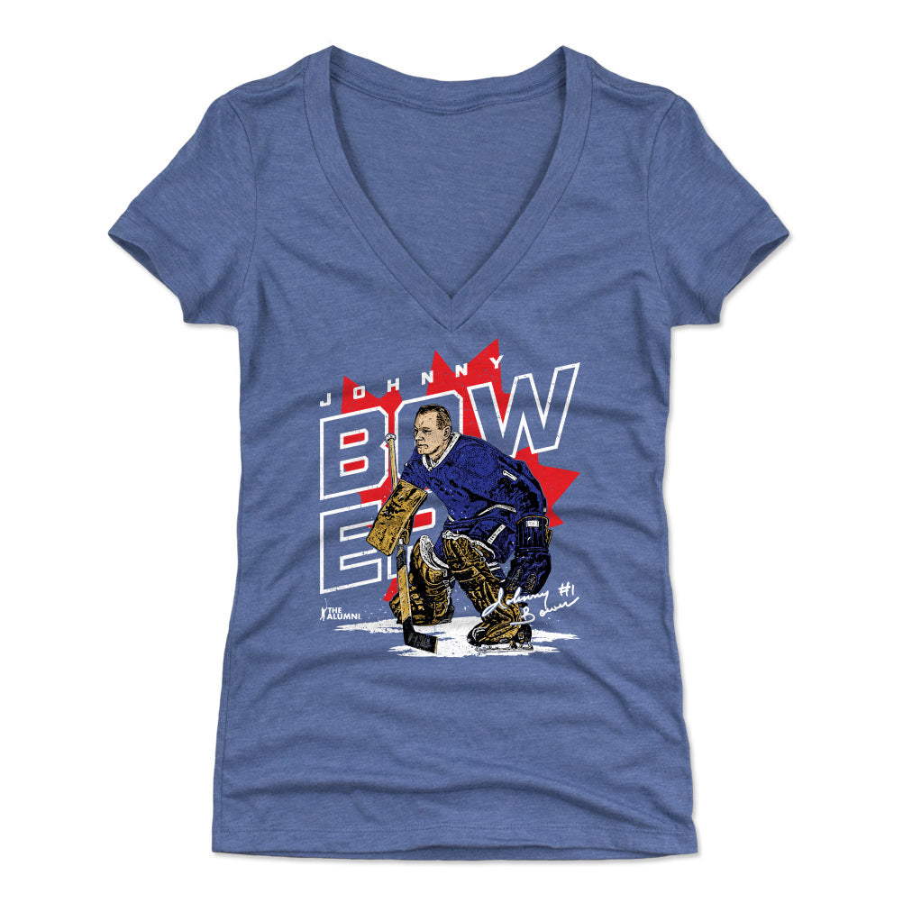 Johnny Bower Women&#39;s V-Neck T-Shirt | 500 LEVEL