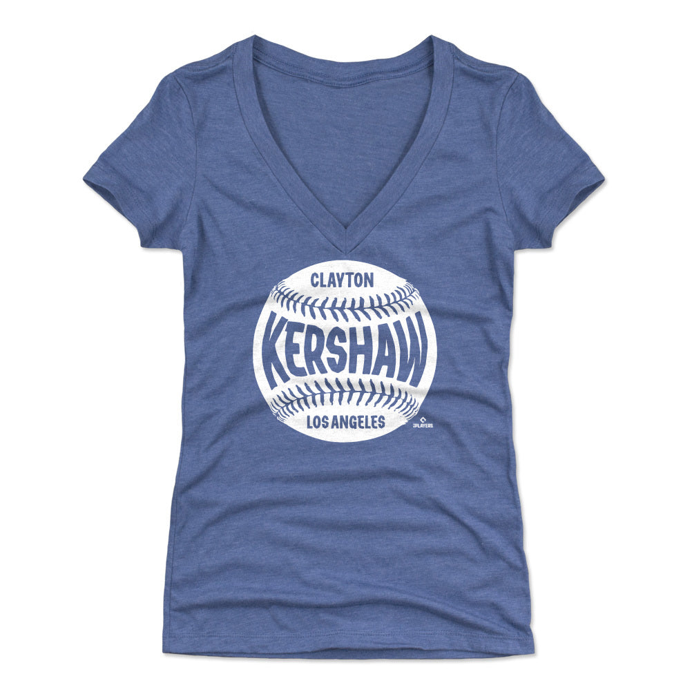 Clayton Kershaw Women&#39;s V-Neck T-Shirt | 500 LEVEL