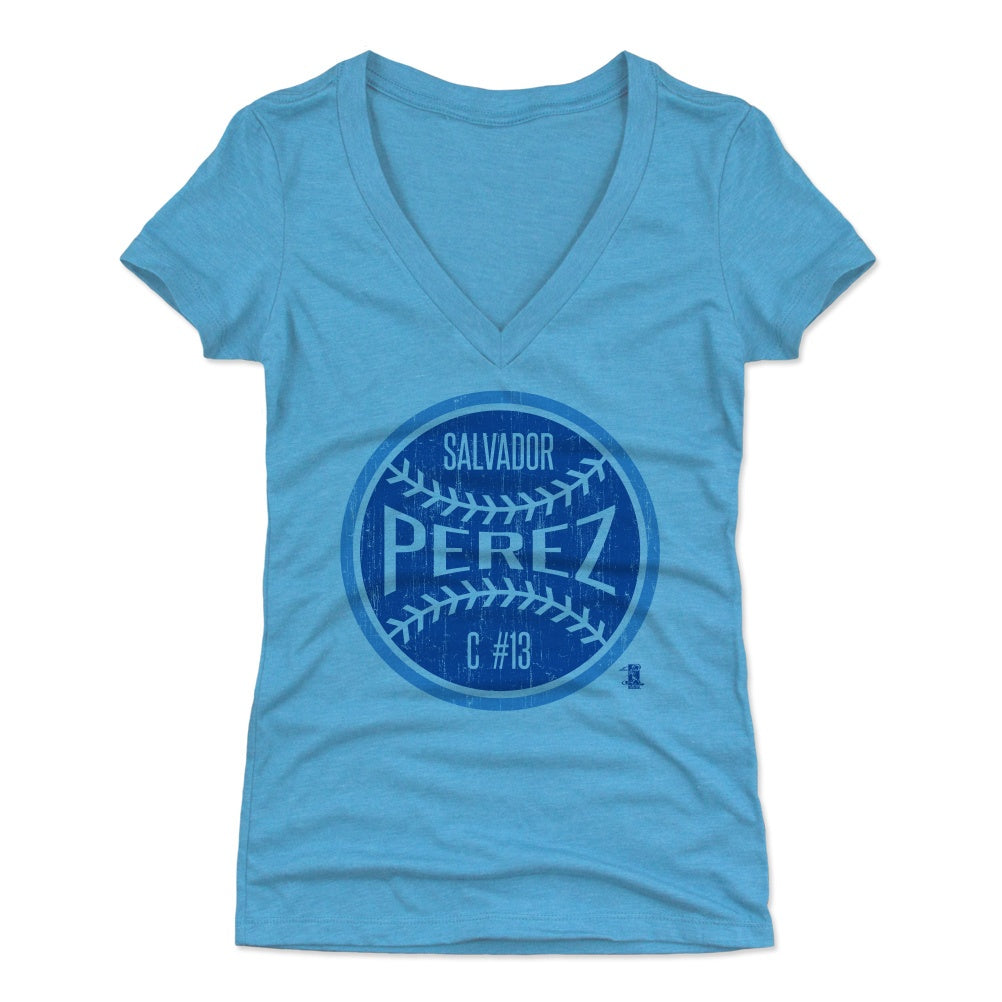 Salvador Perez Women&#39;s V-Neck T-Shirt | 500 LEVEL