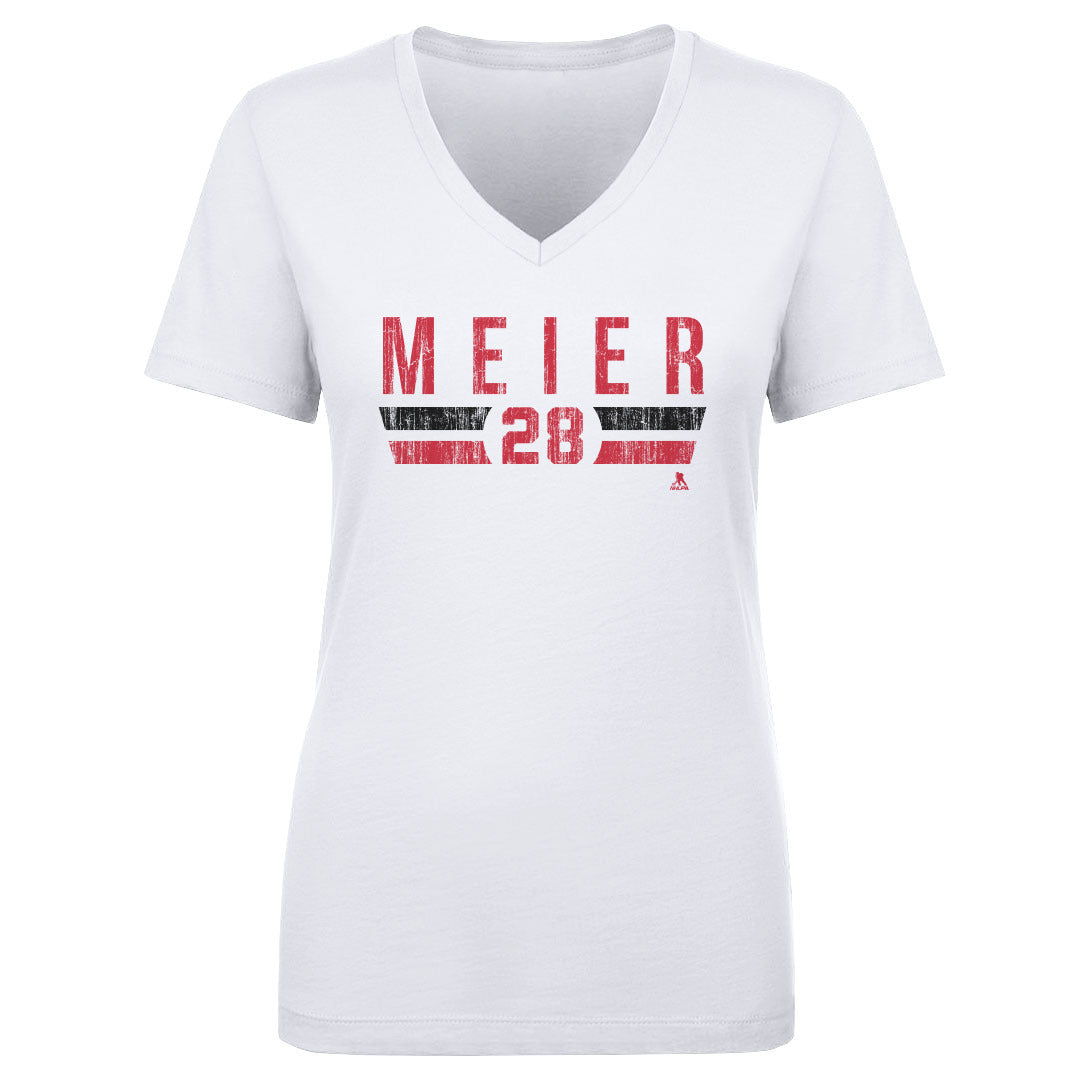 Timo Meier Women&#39;s V-Neck T-Shirt | 500 LEVEL