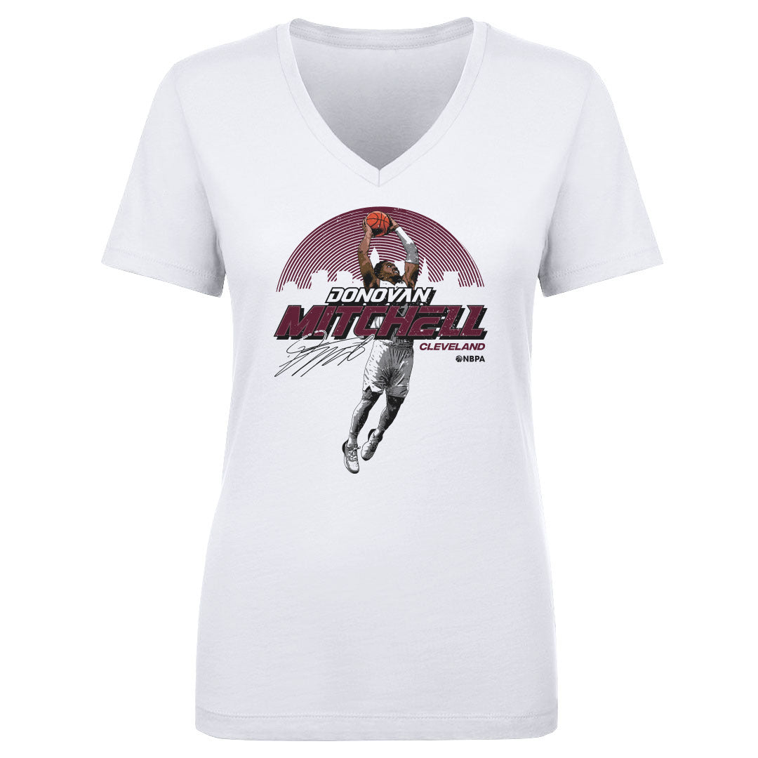 Donovan Mitchell Women&#39;s V-Neck T-Shirt | 500 LEVEL