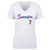 Dansby Swanson Women's V-Neck T-Shirt | 500 LEVEL