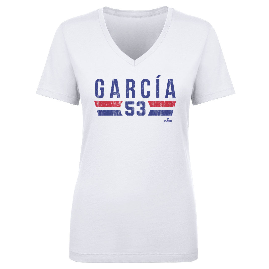  Adolis Garcia Shirt for Women (Women's V-Neck, Small