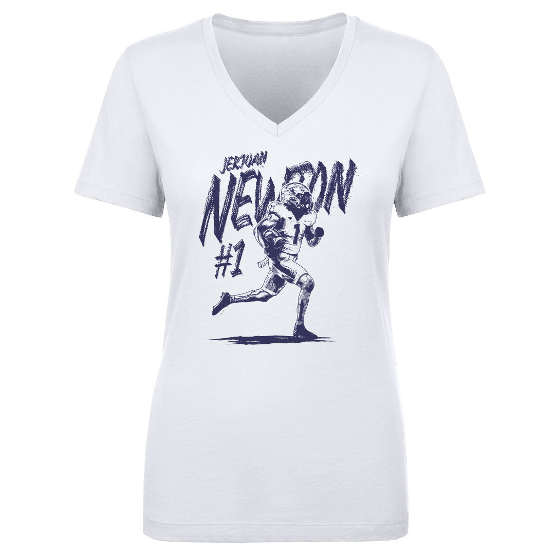 Jerjuan Newton Women&#39;s V-Neck T-Shirt | 500 LEVEL