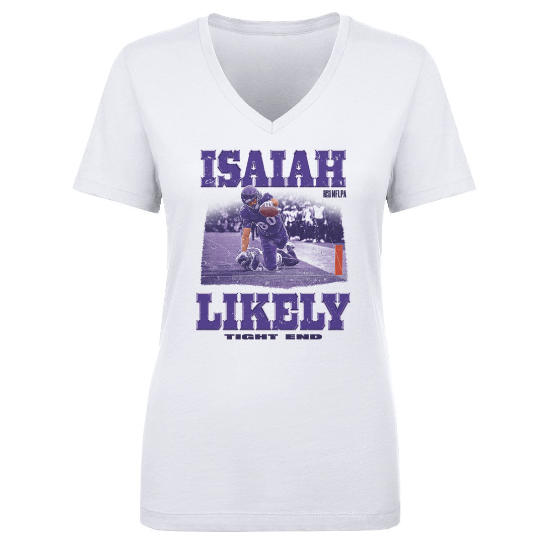 Isaiah Likely Women&#39;s V-Neck T-Shirt | 500 LEVEL