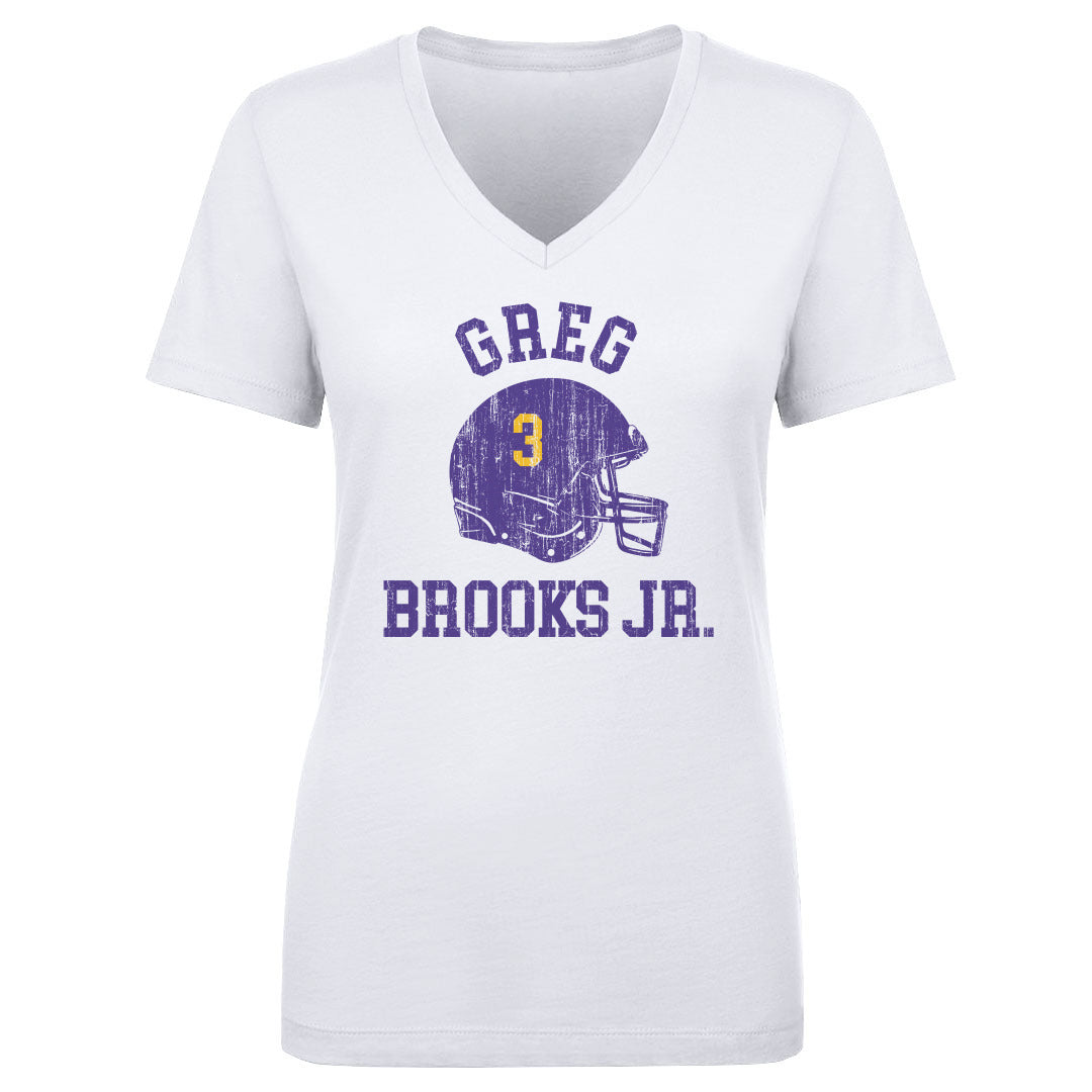 Greg Brooks Jr. Women&#39;s V-Neck T-Shirt | 500 LEVEL