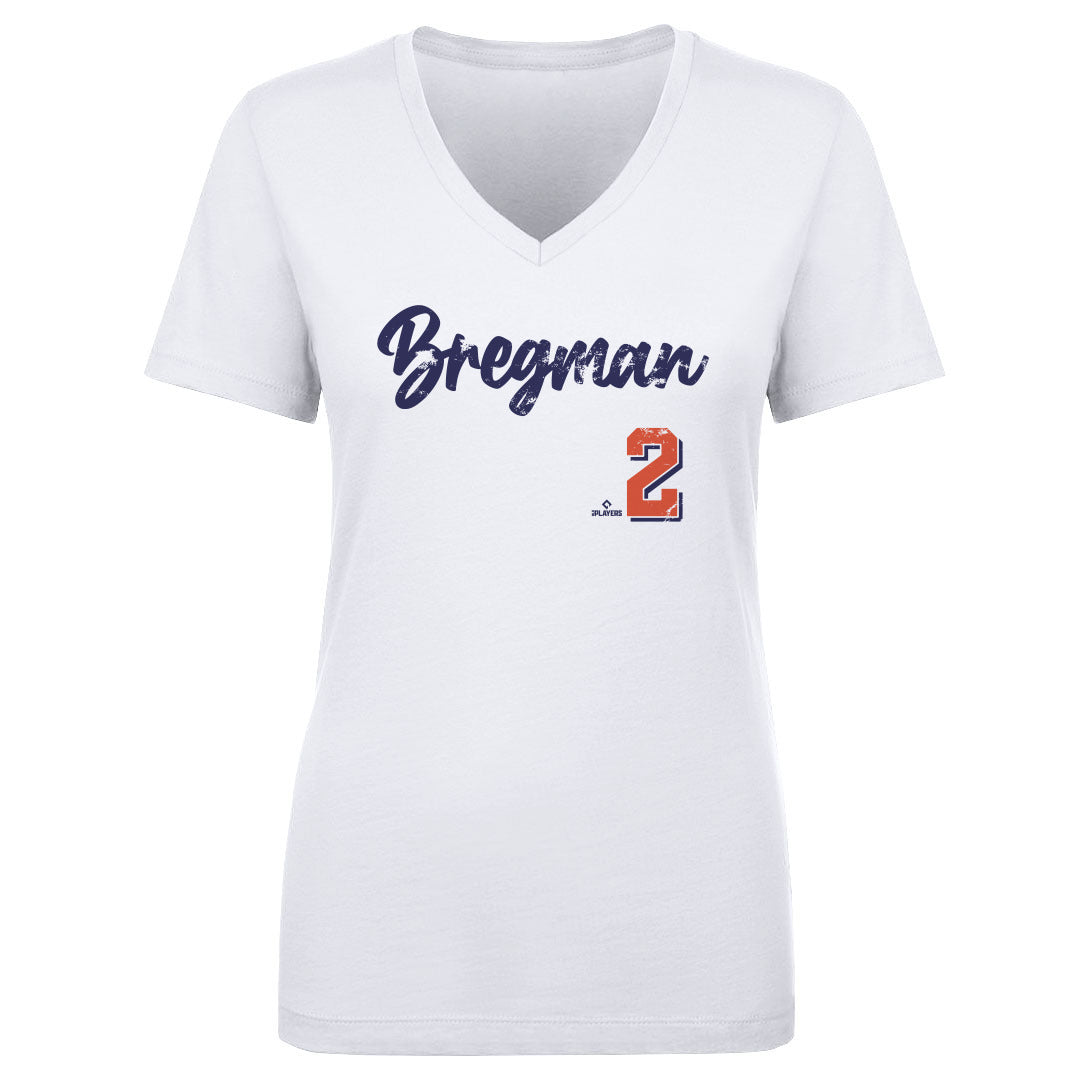 Alex Bregman Women&#39;s V-Neck T-Shirt | 500 LEVEL