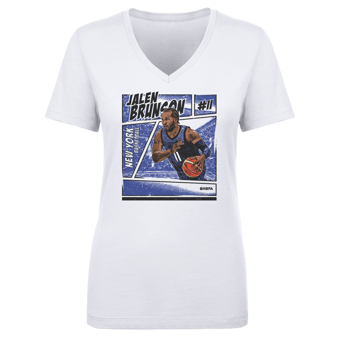 Jalen Brunson Women&#39;s V-Neck T-Shirt | 500 LEVEL