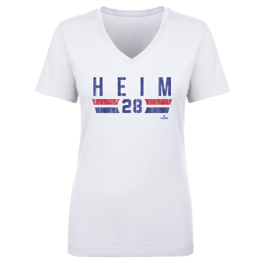 Jonah Heim Women&#39;s V-Neck T-Shirt | 500 LEVEL