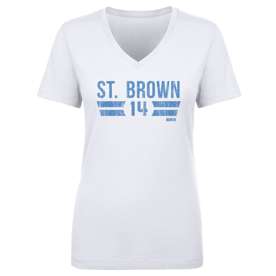 Amon-Ra St. Brown Women&#39;s V-Neck T-Shirt | 500 LEVEL