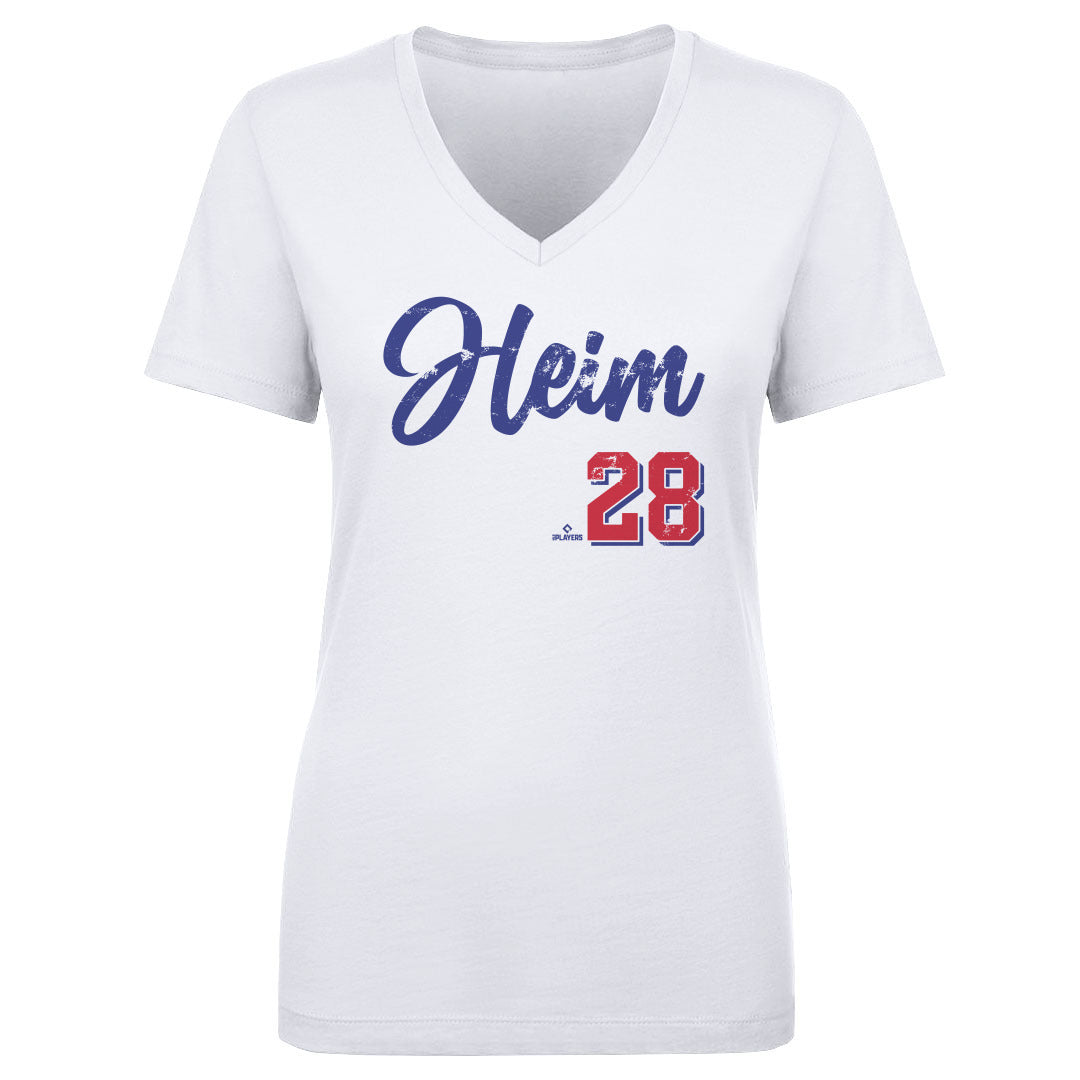 Jonah Heim Women&#39;s V-Neck T-Shirt | 500 LEVEL