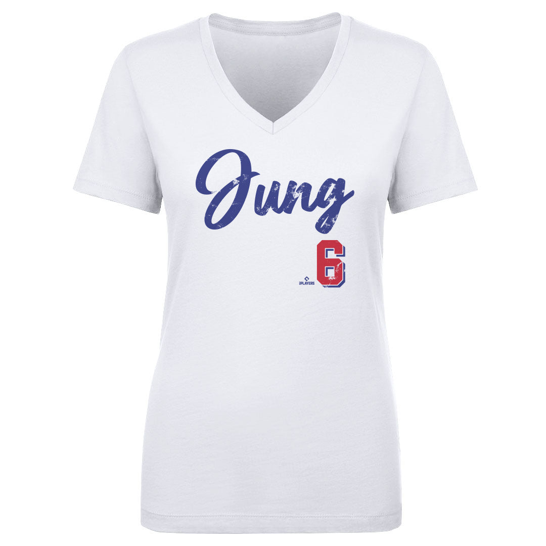 Josh Jung Women&#39;s V-Neck T-Shirt | 500 LEVEL