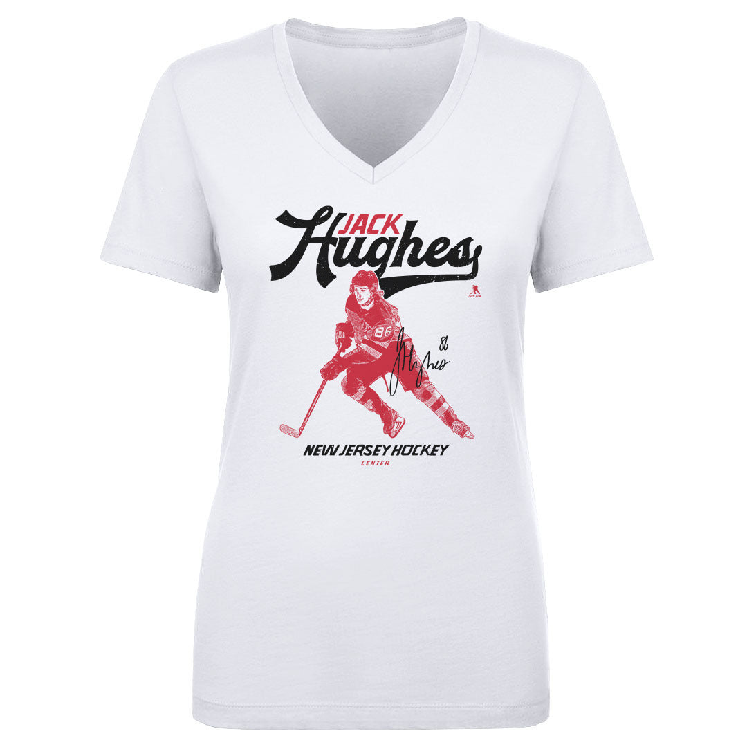 Jack Hughes Women&#39;s V-Neck T-Shirt | 500 LEVEL