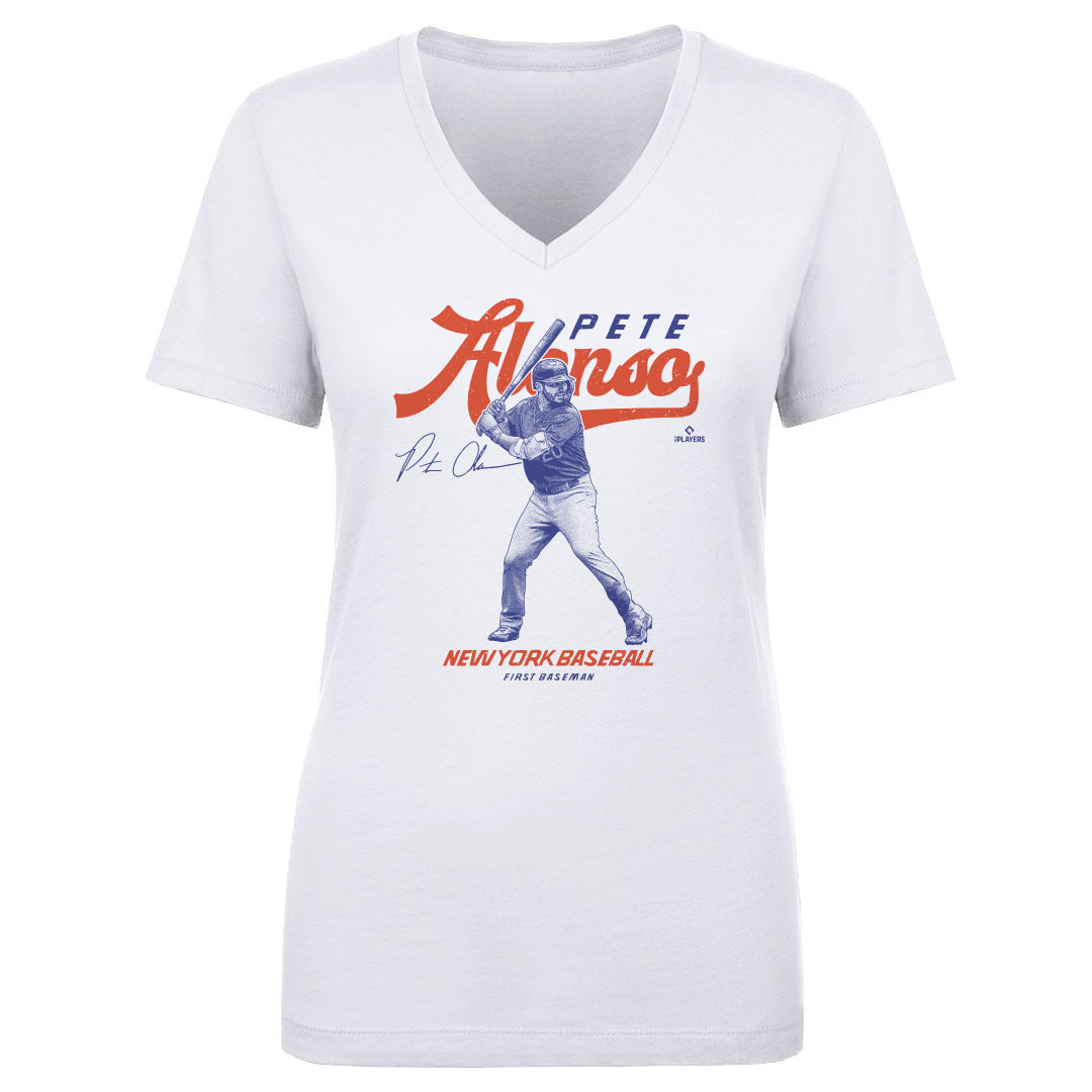 Pete Alonso Women&#39;s V-Neck T-Shirt | 500 LEVEL