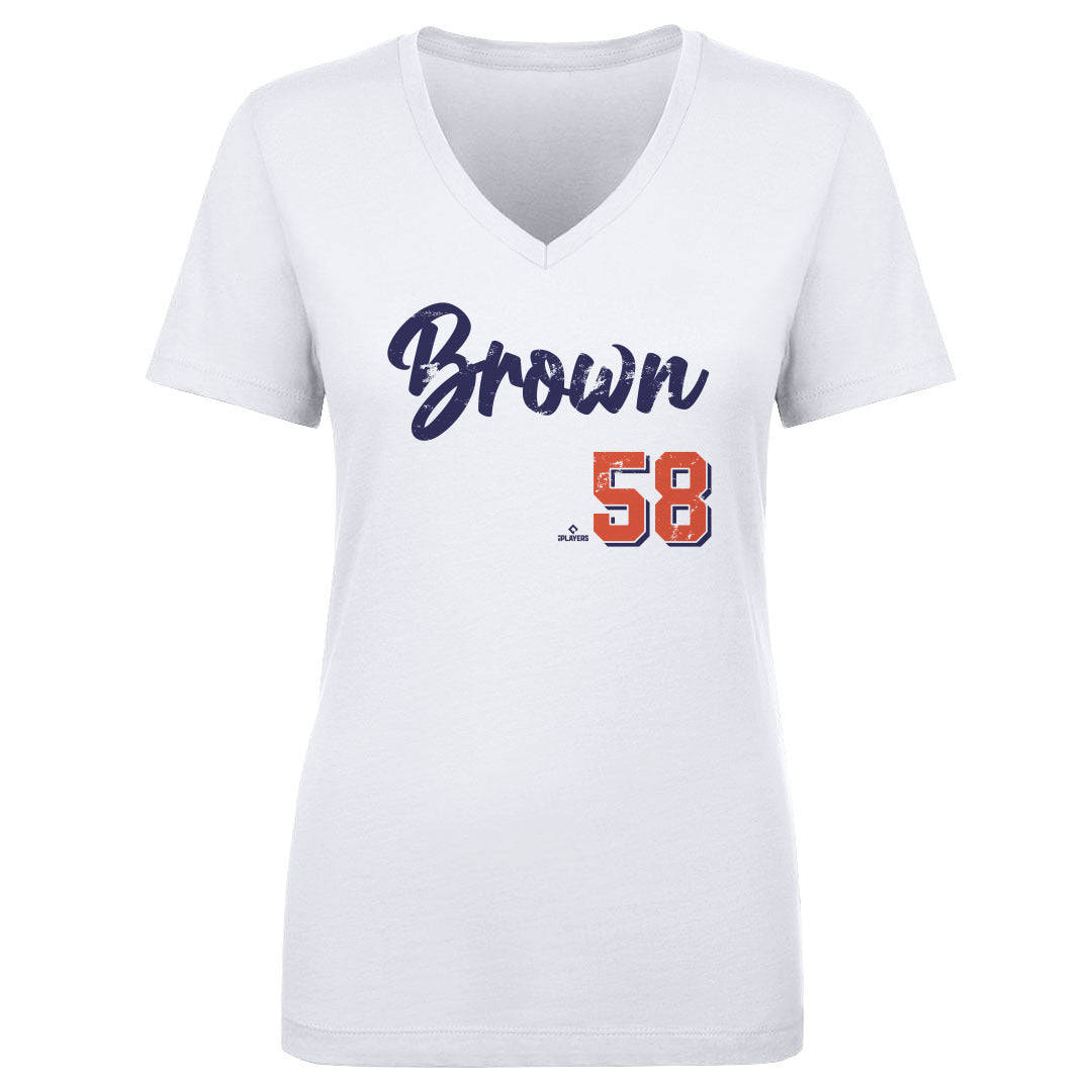 Hunter Brown Women&#39;s V-Neck T-Shirt | 500 LEVEL