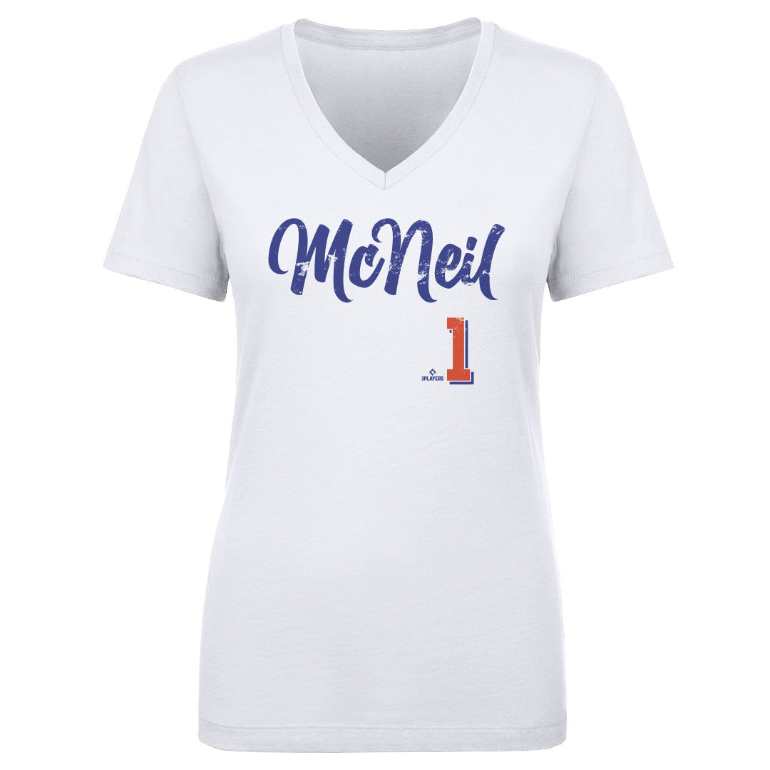 Jeff McNeil Women&#39;s V-Neck T-Shirt | 500 LEVEL