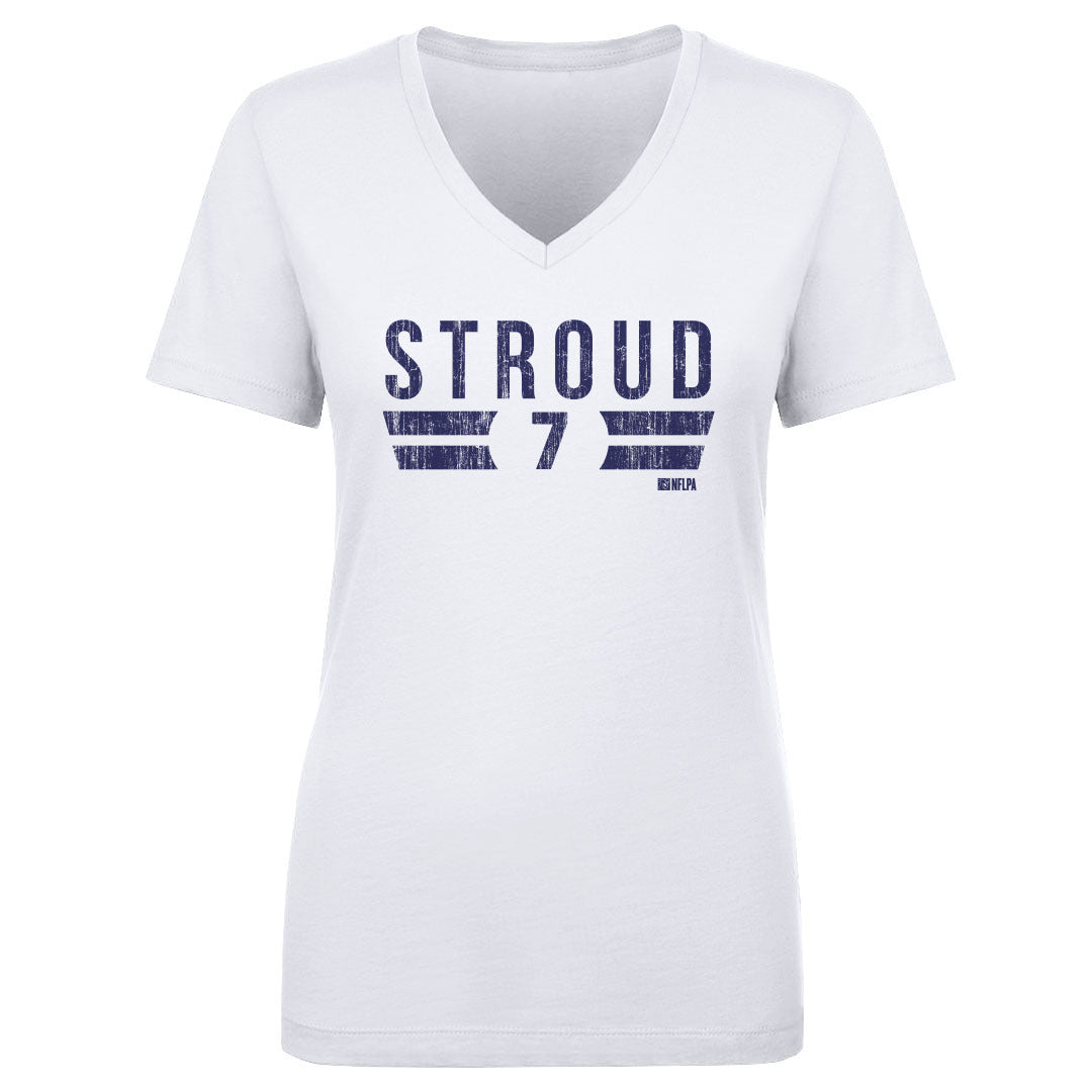 C.J. Stroud Women&#39;s V-Neck T-Shirt | 500 LEVEL