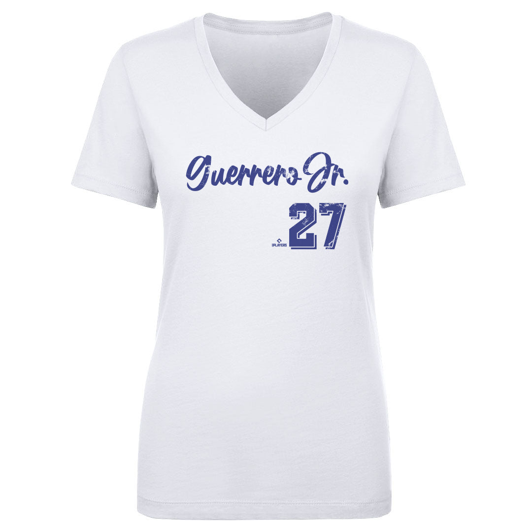 Vladimir Guerrero Jr. Women&#39;s V-Neck T-Shirt | 500 LEVEL