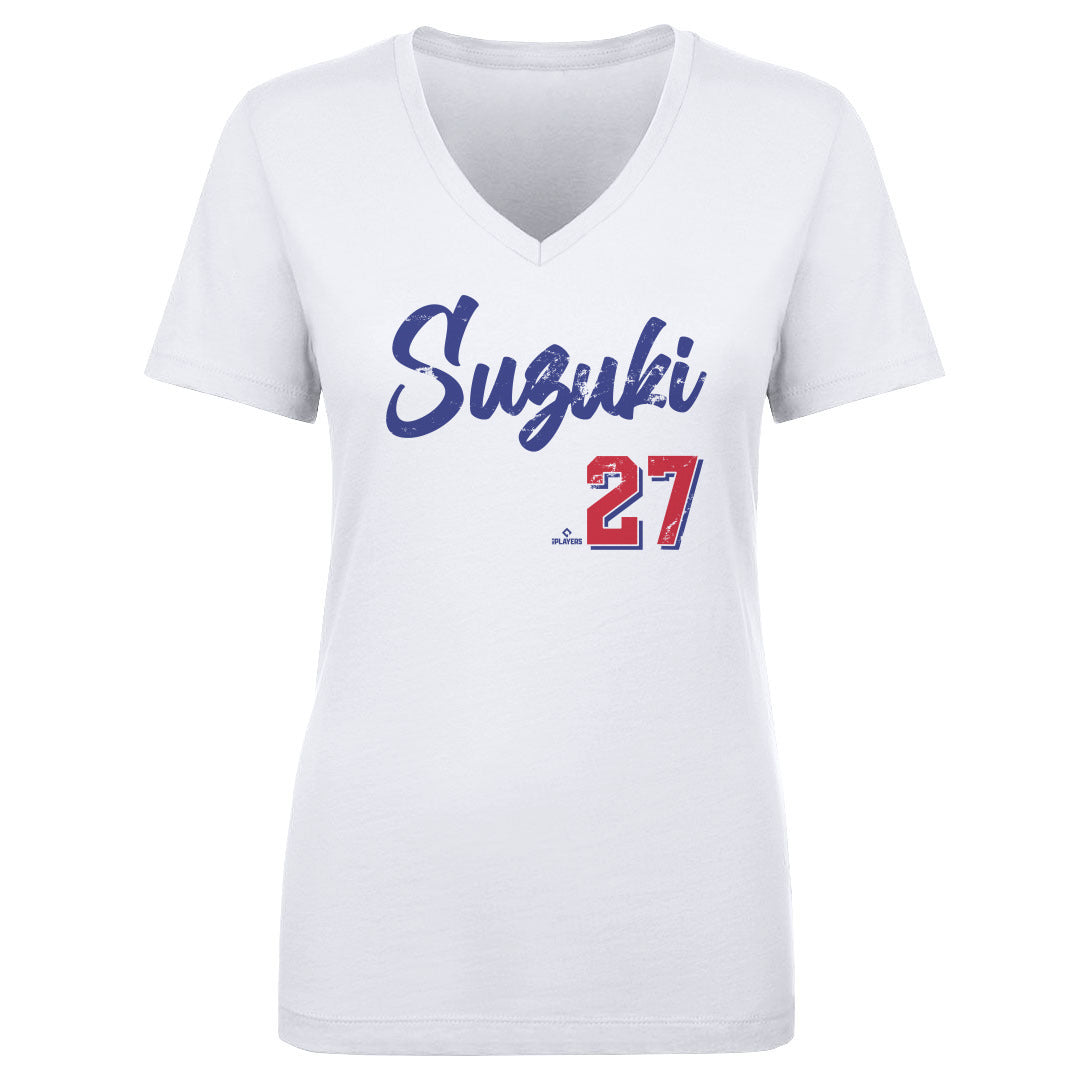 Seiya Suzuki Women&#39;s V-Neck T-Shirt | 500 LEVEL