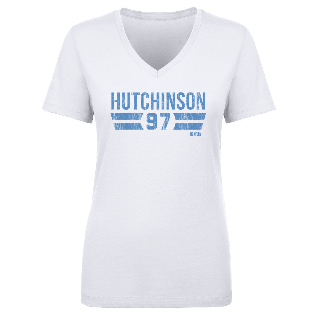 Aidan Hutchinson Women&#39;s V-Neck T-Shirt | 500 LEVEL