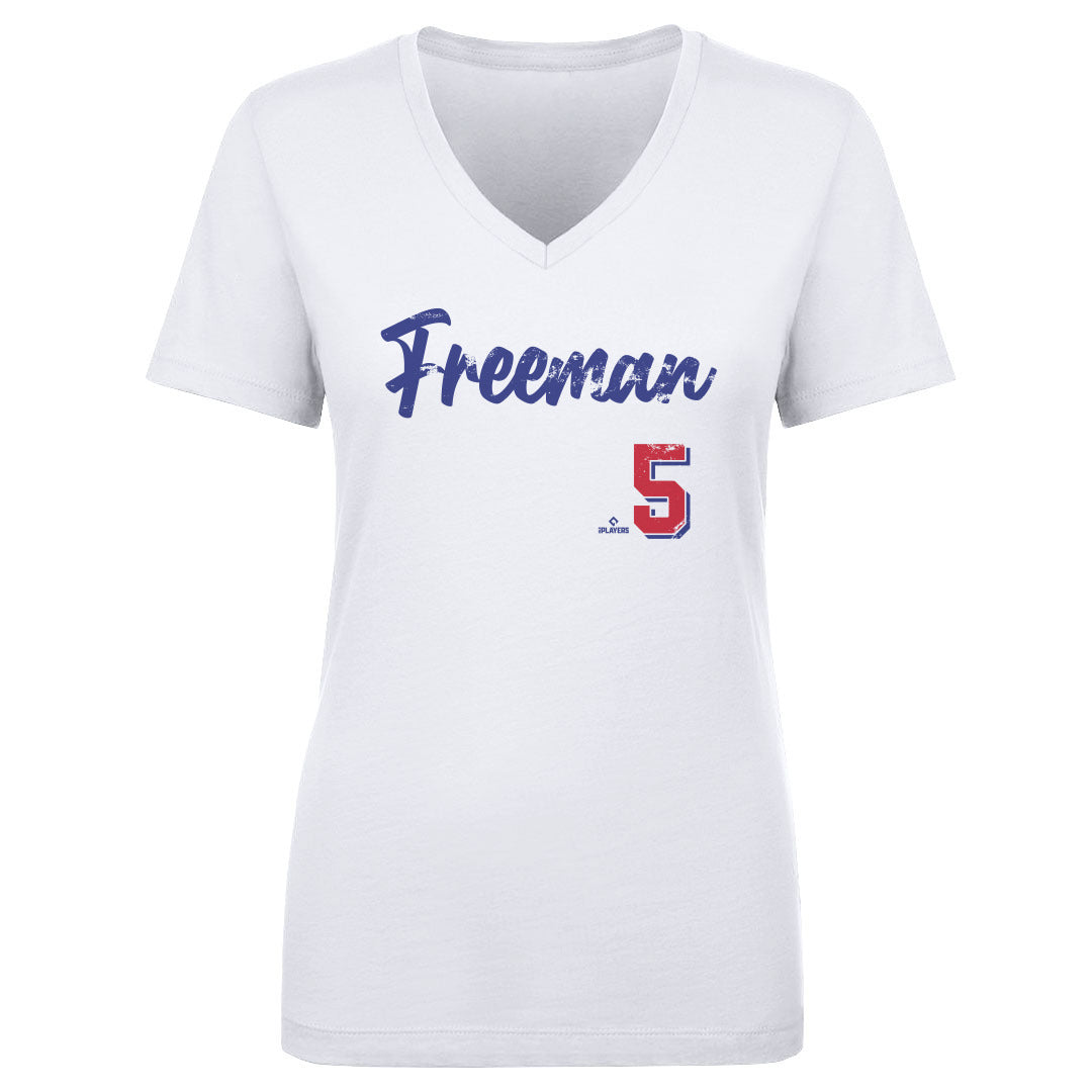 Freddie Freeman Women&#39;s V-Neck T-Shirt | 500 LEVEL