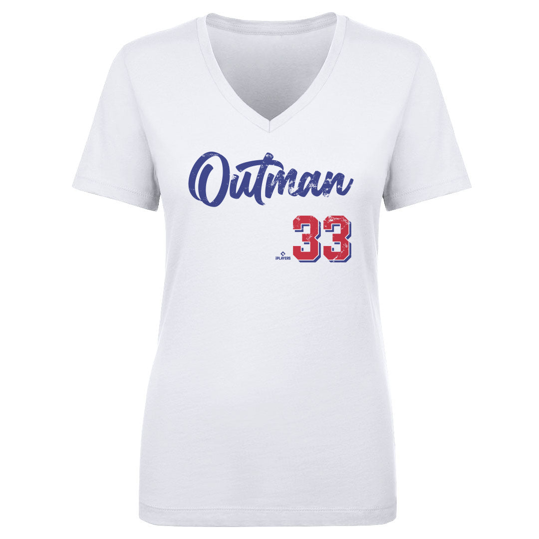 James Outman Women&#39;s V-Neck T-Shirt | 500 LEVEL