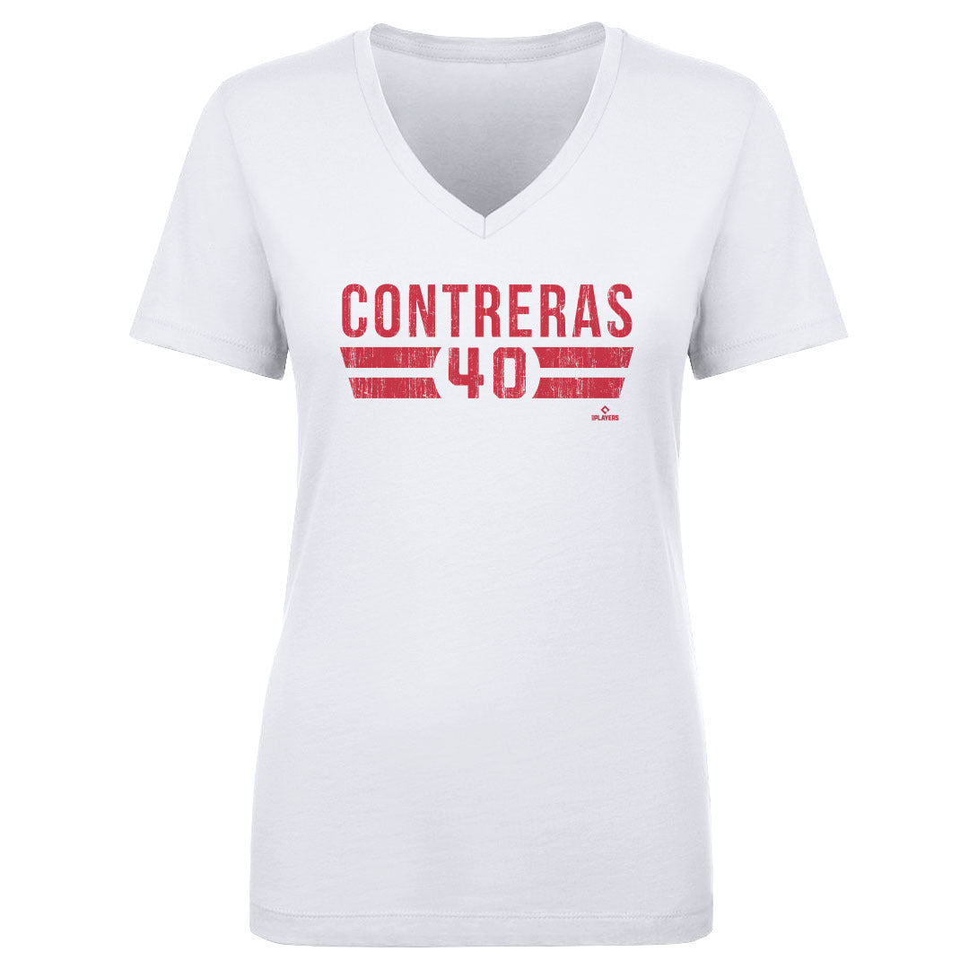 Willson Contreras Women's Shirt, St. Louis Baseball Women's T-Shirt